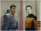 Spock junto a Data