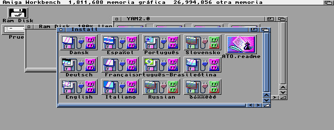 WB con ventana del caj�n Install
